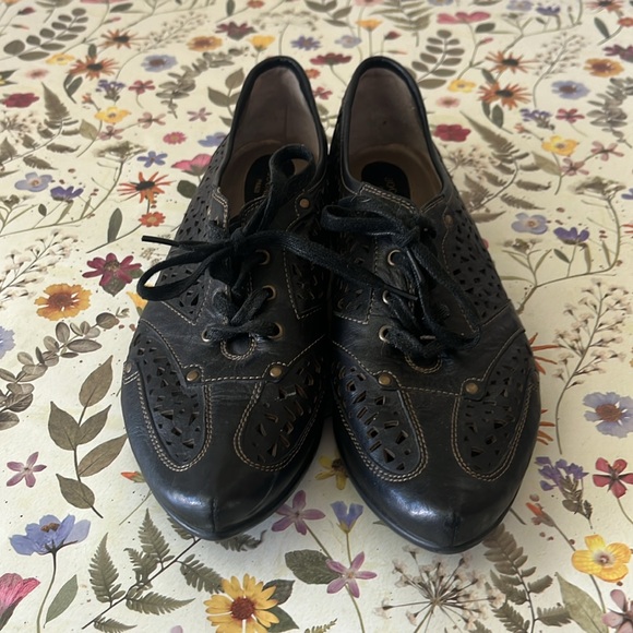 Bocage Paris leather pointed toe lace up rare shoes size 40 - Picture 10 of 13